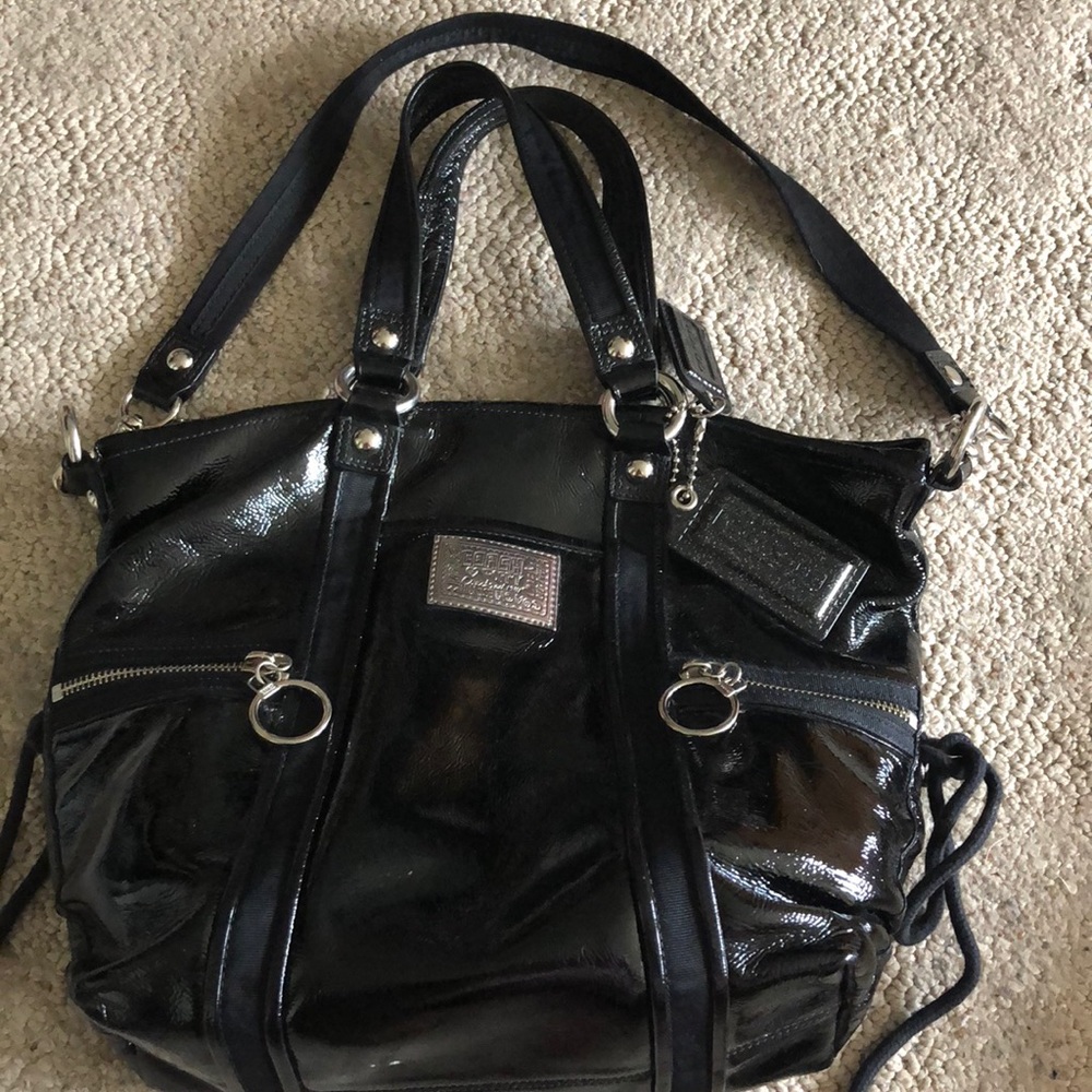 Coach purse poppy